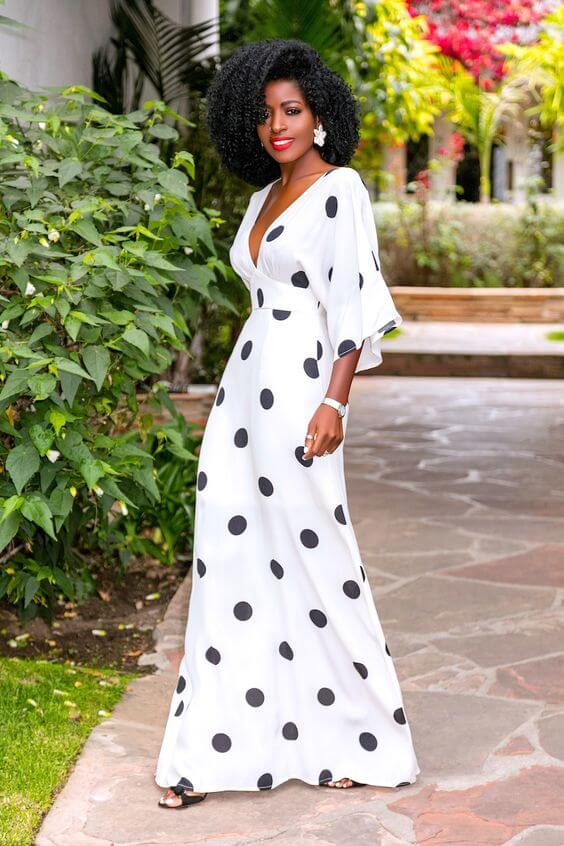 Vestido estampado longo está na moda! Veja dicas para usar sem medo