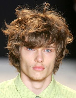 shag hair masculino