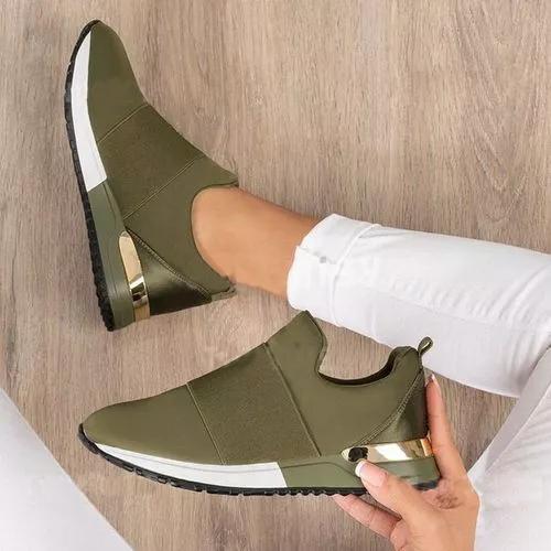Tênis feminino sem cadarço: praticidade e estilo para o dia a dia e looks casuais.