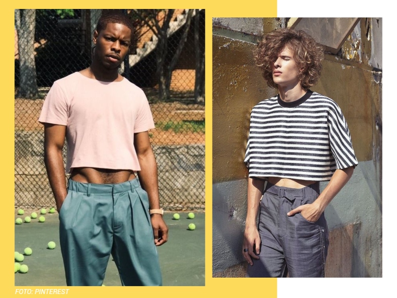 Cropped masculino: inspirações dos anos 80 para você!