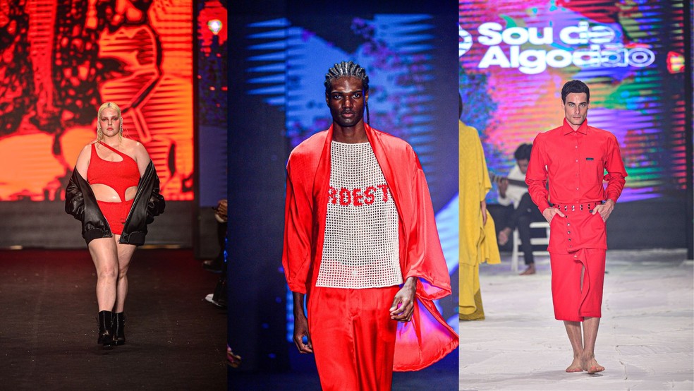 Desfile de roupas: Estampas vibrantes são a nova tendência da moda!