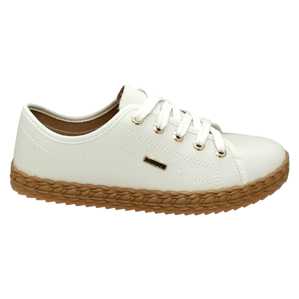 Moleca branco feminino: o tênis perfeito para o dia a dia e ocasiões especiais.
