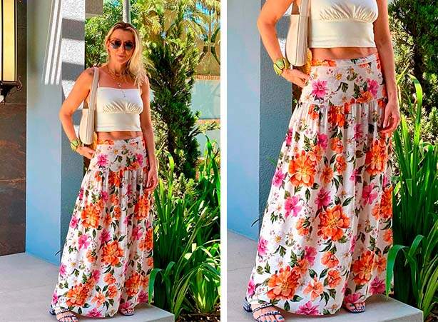 Saias longas estampadas: dicas e modelos para um visual cheio de estilo