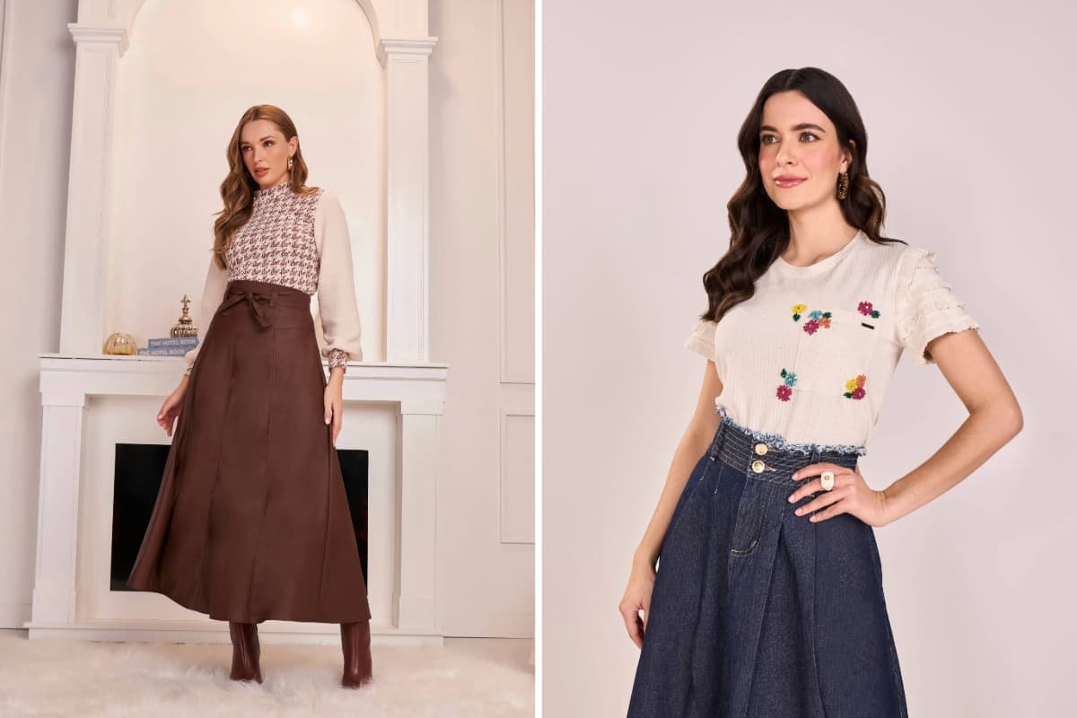 Combine sua Saia Longa: Ideias de Looks para Todas as Estações