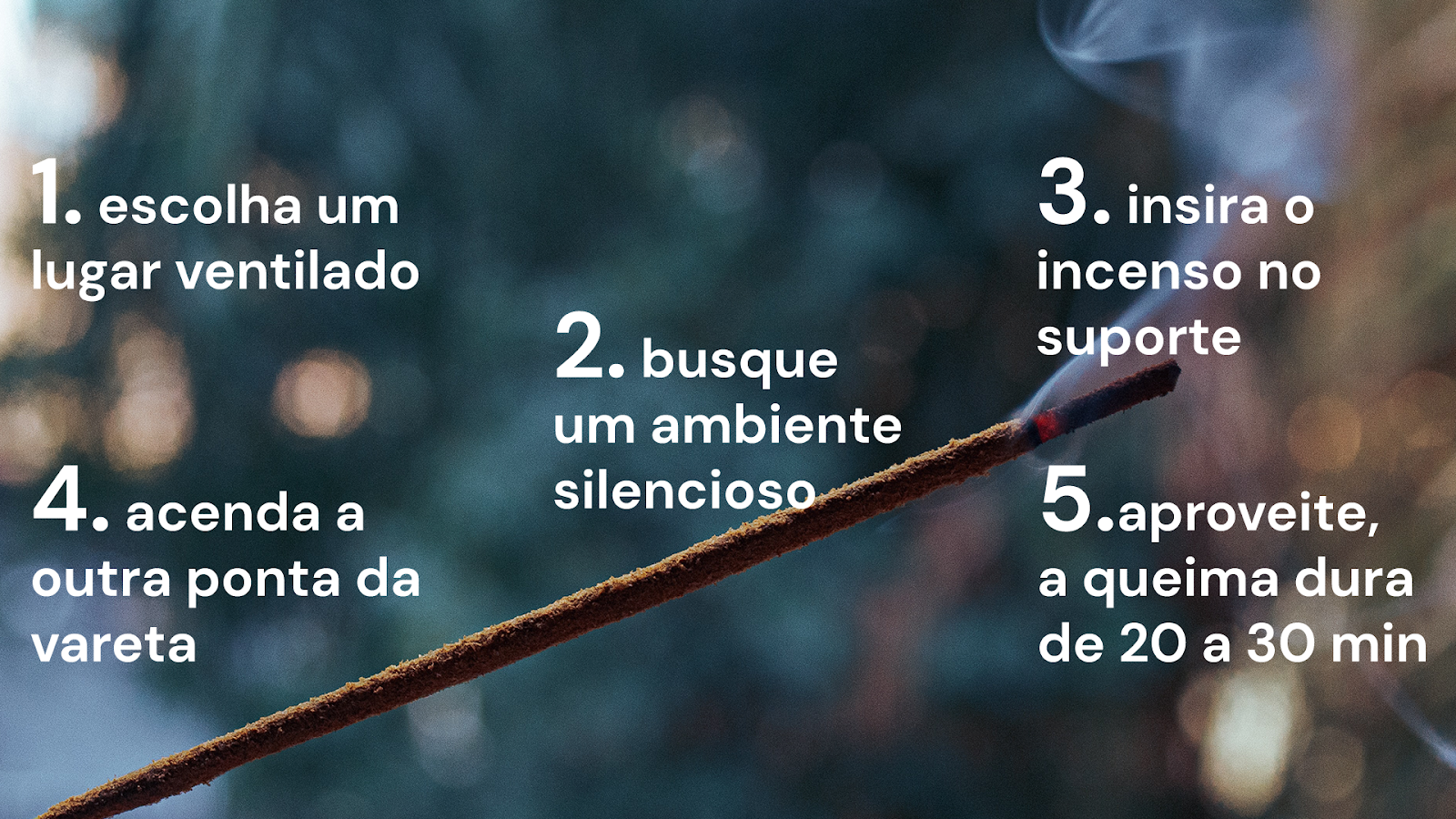 Incenso: Pra que serve e como usar no dia a dia?