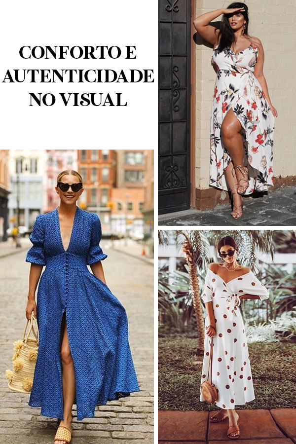 Como usar vestido de verão no dia a dia? Inspirações de looks confortáveis e chiques.