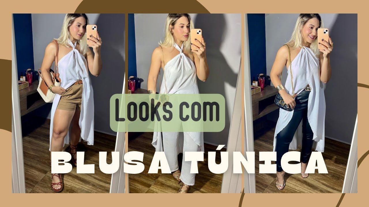 Blusa tunica é moda? Veja looks!