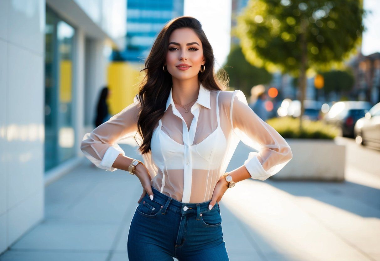 Estilo de rua com roupas com transparência: Onde comprar e como combinar