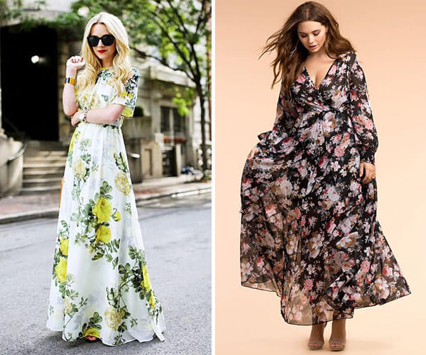 Vestidos longos floridos: como escolher o seu? Dicas para um look incrível.