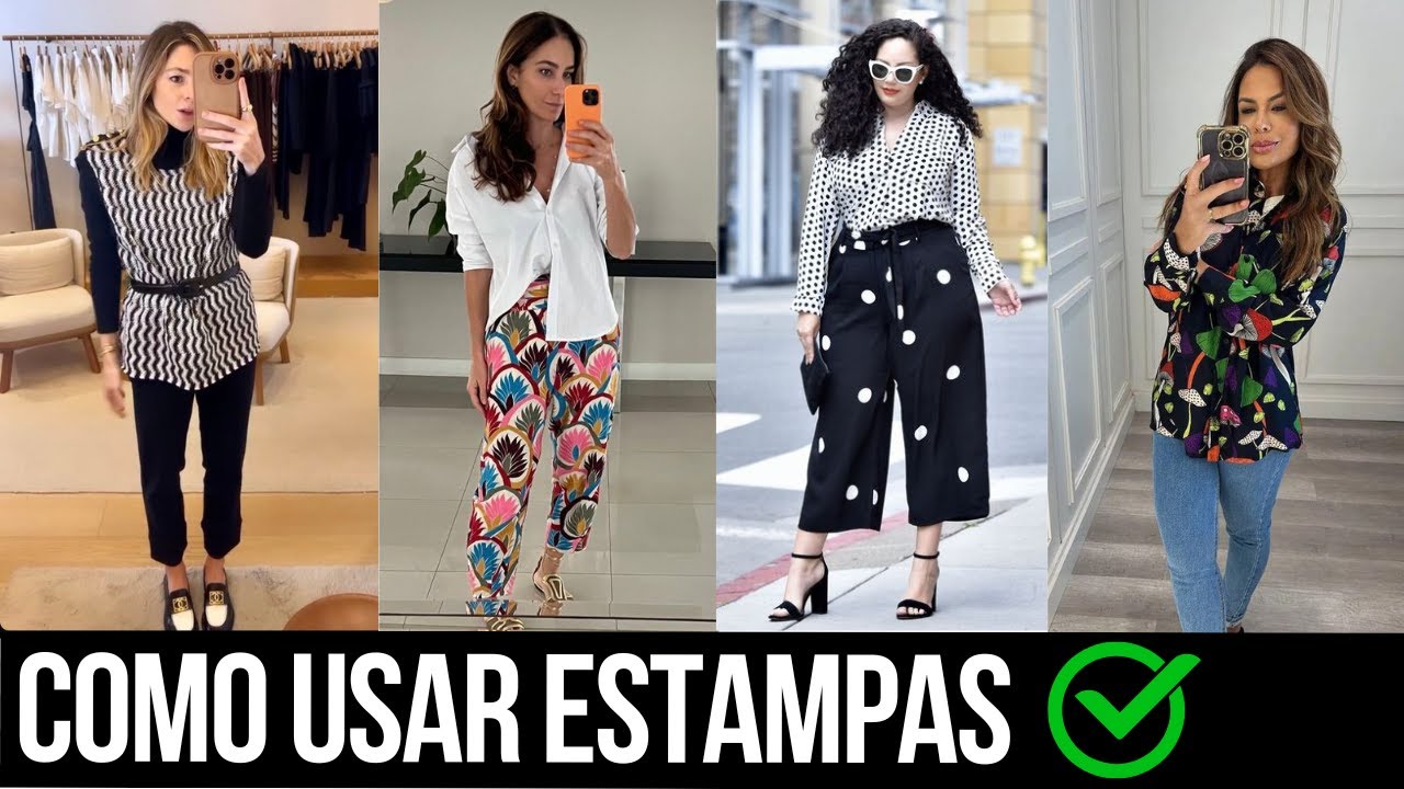 Acha difícil fazer um look com peças combinando estampas? Siga nosso passo a passo simples.