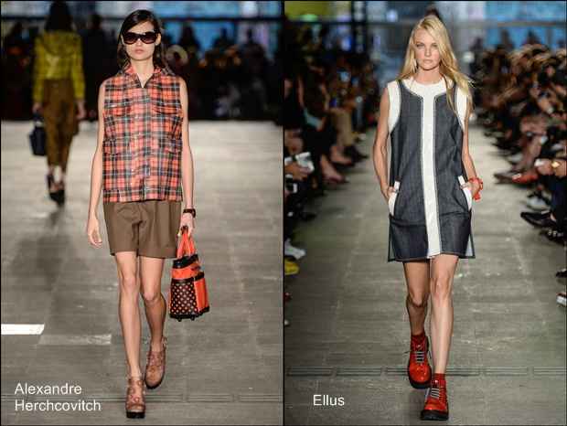 Destaque nas passarelas: Roupas com estampas geométricas no desfile. Use sem medo!