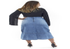 Quer uma saia jeans longa com fenda? Aprenda a escolher a ideal pra você!