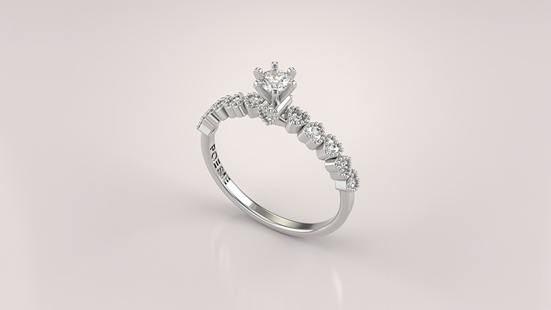 Lindos anéis de ouro branco para noivado: qual o modelo ideal para surpreender quem você ama? (Inspire-se conosco!)