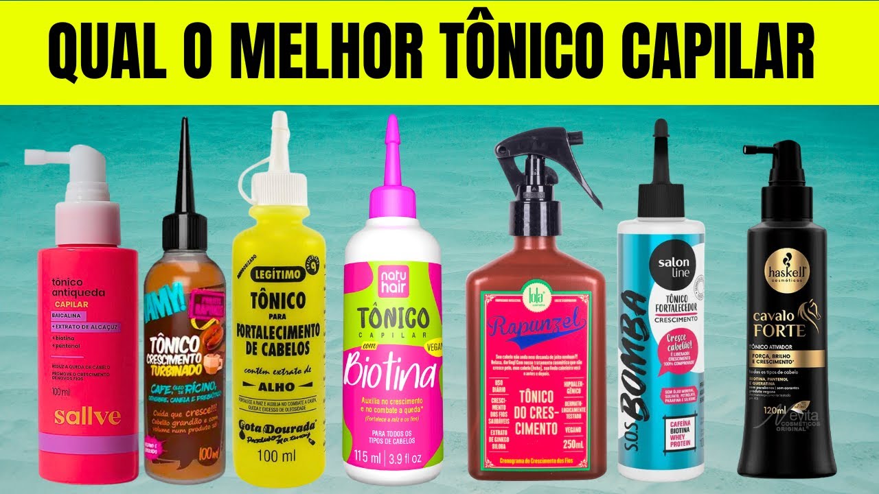 Qual o melhor tônico capilar? Dicas pra escolher o seu.