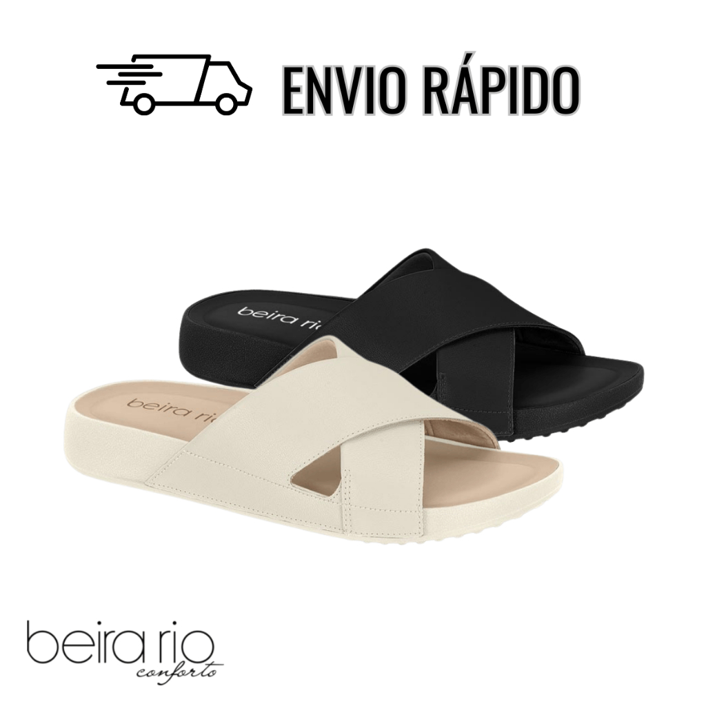 Chinelo Slide Beira Rio Conforto: Perfeito para o dia a dia!