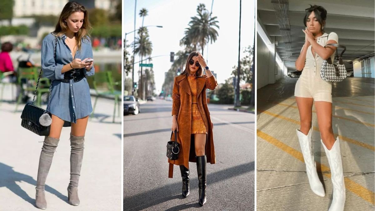 Quer ideias de look de rua com botas altas? Veja 5 inspirações incríveis!