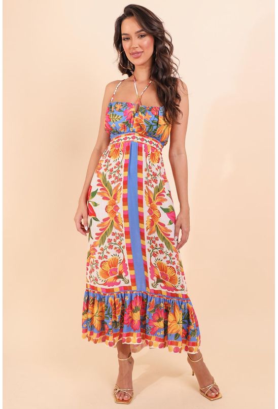 Vestido midi flores: encontre o modelo ideal para você aqui!