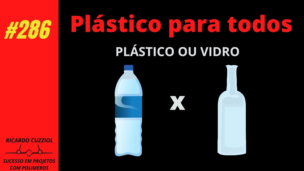 Garrafas de água plásticas ou vidro? (Saiba qual é melhor para você!)