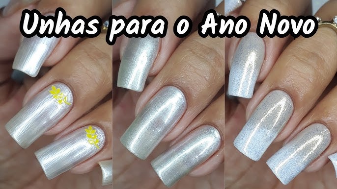 Ideias criativas para unhas de reveillon rápido?(Faça você mesma com tutorial passo a passo)