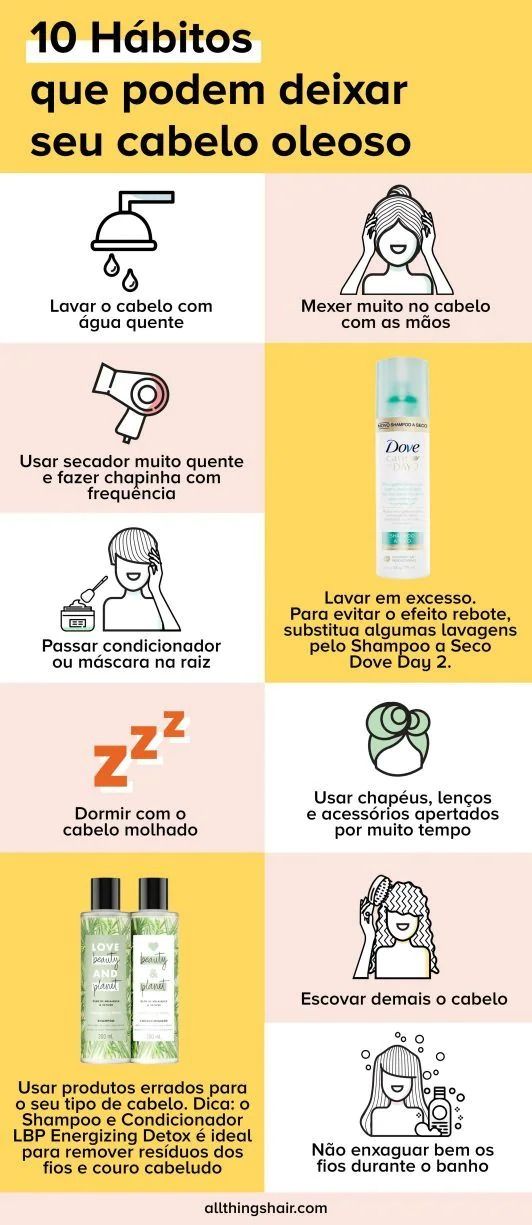Como lavar cabelo oleoso corretamente? (Passo a passo simples para diminuir óleo)