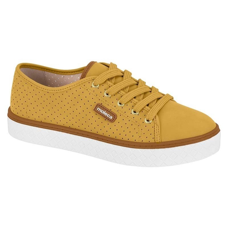 Tênis mostarda feminino barato onde comprar online com desconto?