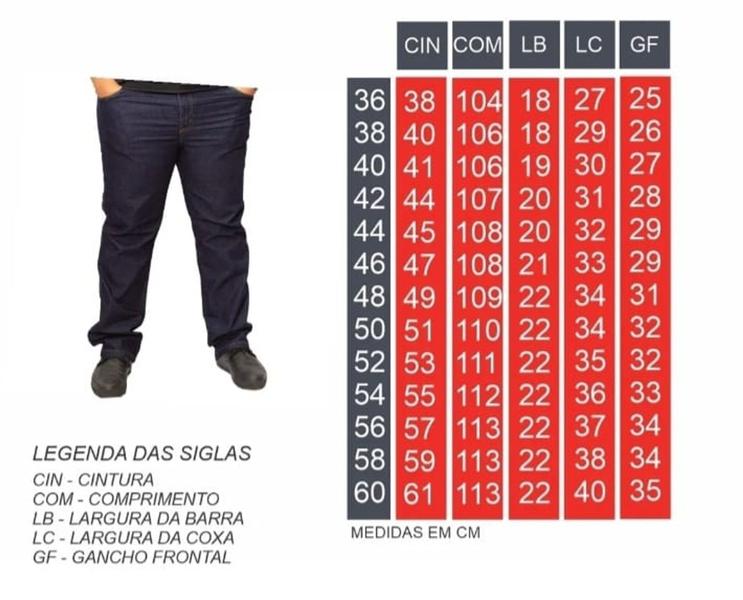 Qual tamanho de calça jeans zoomp masculino para mim? (Descubra a medida certa)