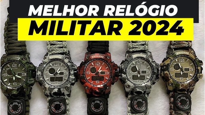 Top relógios militares do ano: comparação de 5 marcas famosas