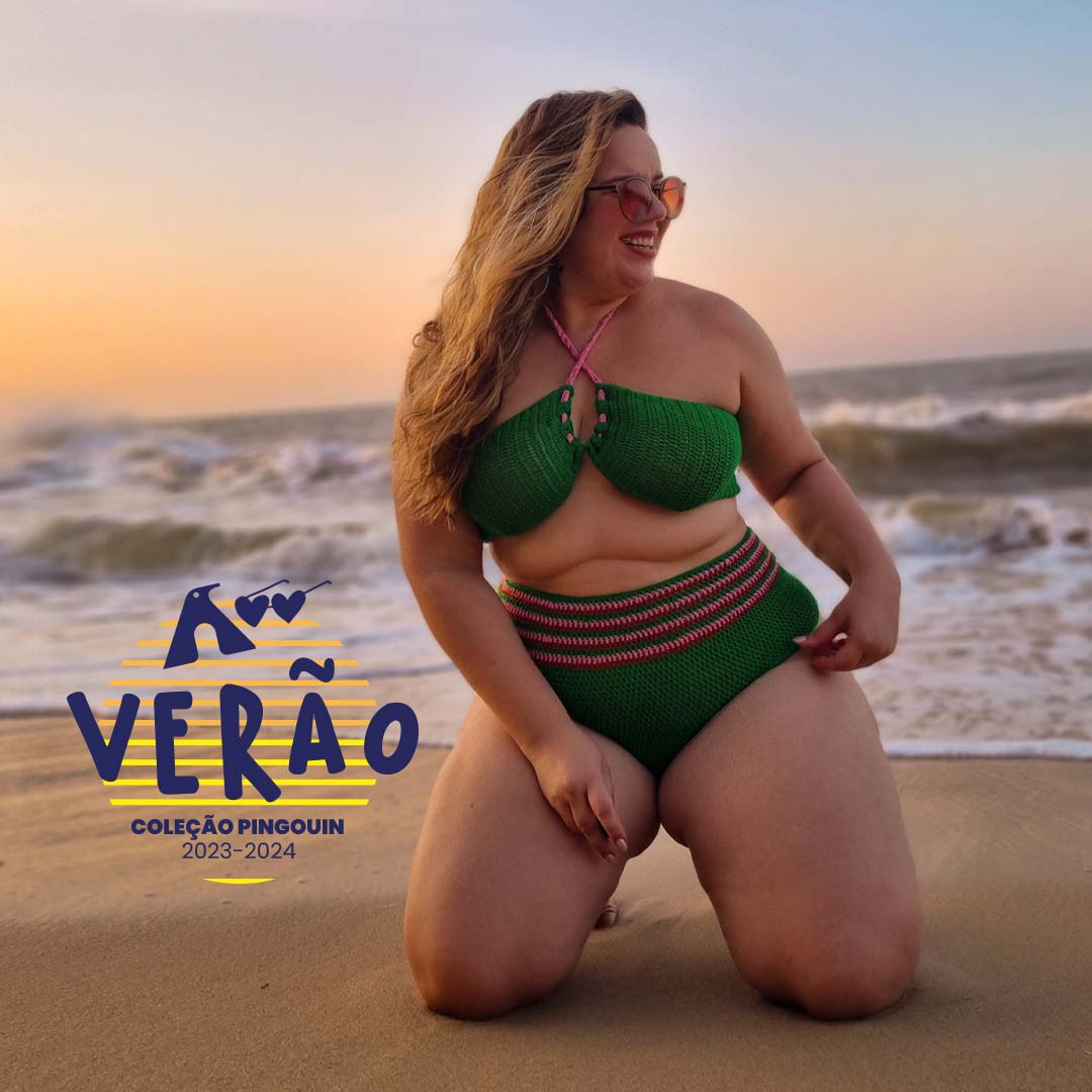 Novos modelos de biquini de croche tendências deste verão