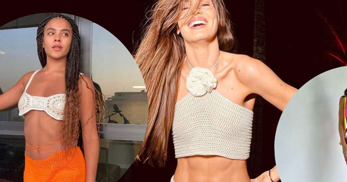 Tendências de biquini de croche 2023: Fique na moda com essas inspirações.